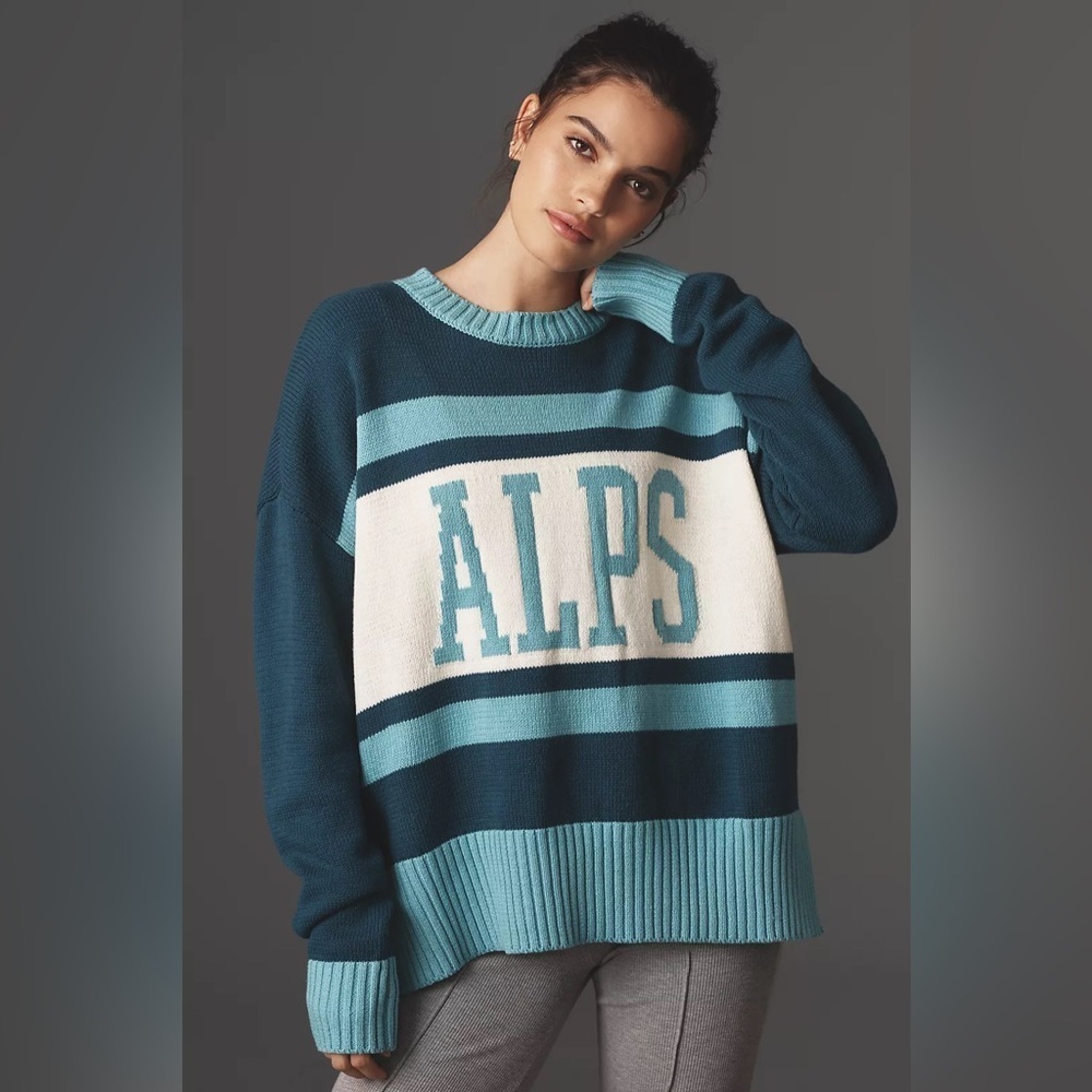 NWT! Anthropologie Blue Beach Riot Callie Sweater - Size XL 🪑